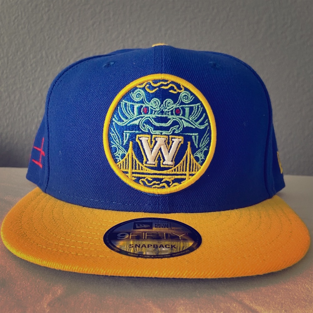 Chinese New Year l, Golden State Warrrios hat.
